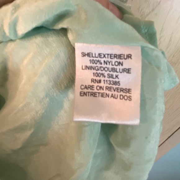 Renzo + Kai sequin mesh illusion tank size XS Mint Green - Picture 6 of 13